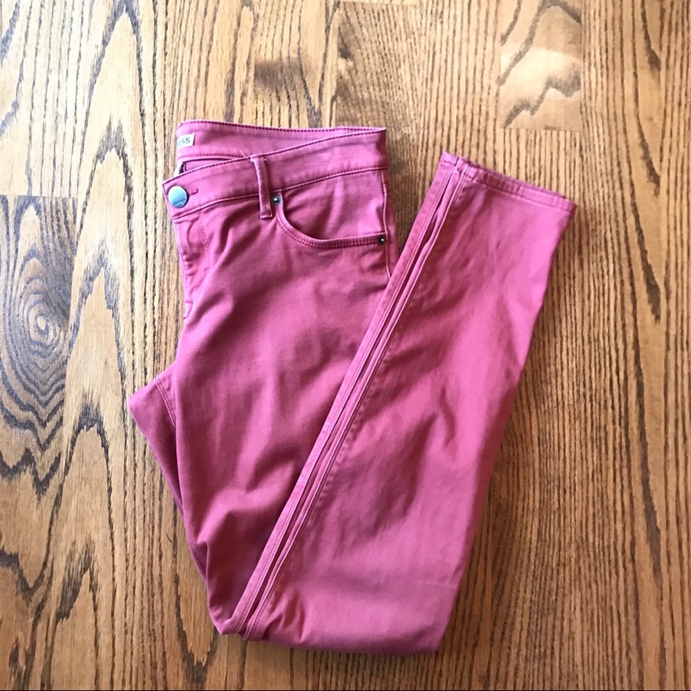 Red Express Skinny Jeans, Size 8